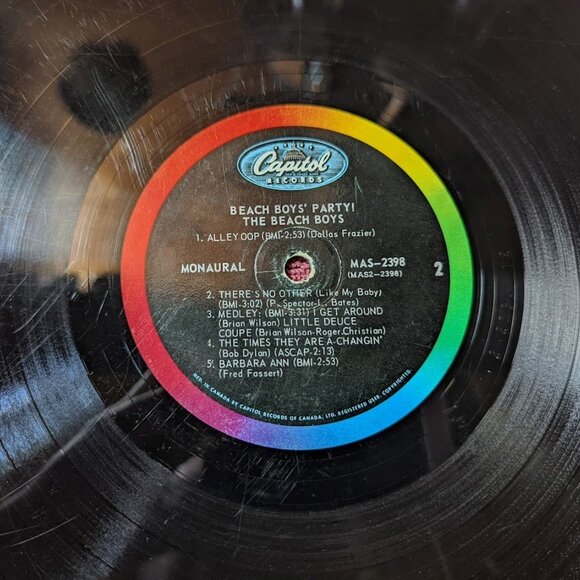 Vintage Beach Boys Vinyl LP – Beach Boys’ Party! – c 1965 - Picture 6 of 8